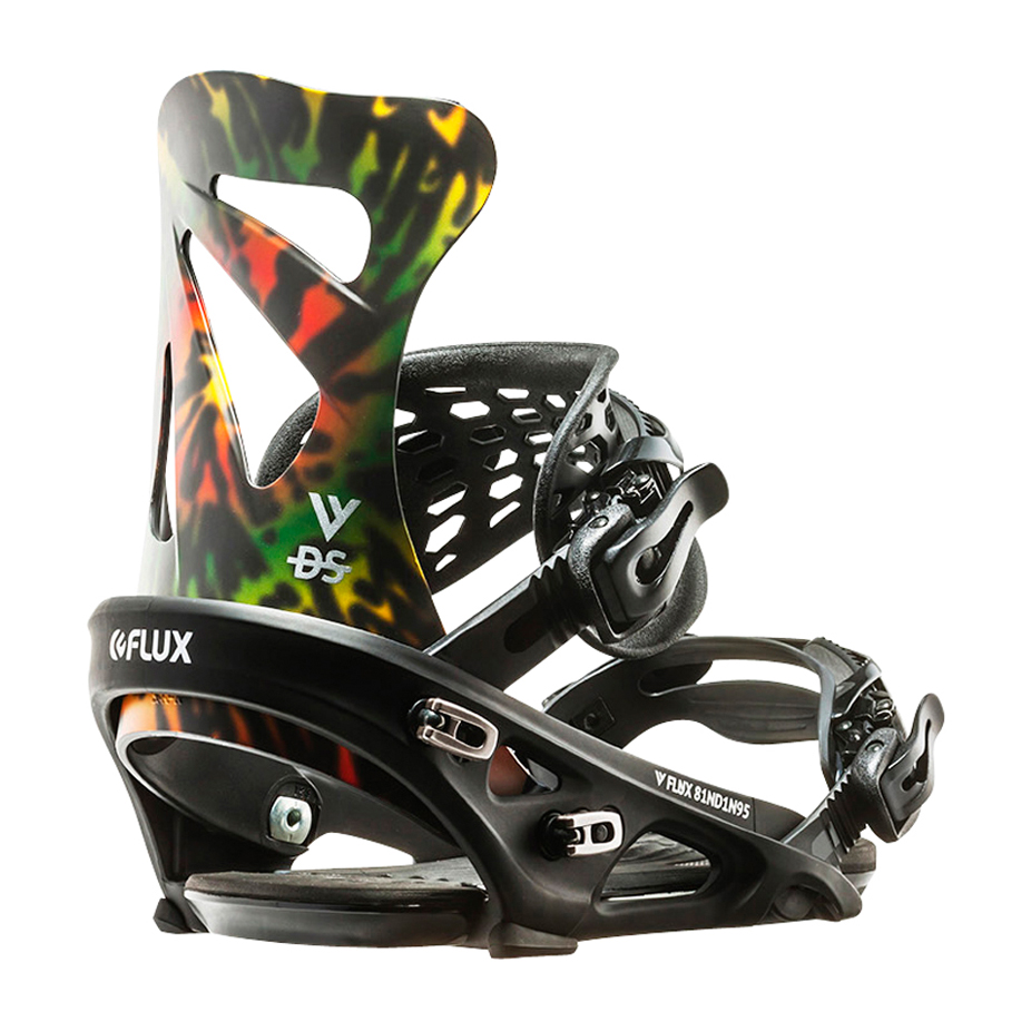 Flux Ds Snowboard Bindings 2017 Tie Dye Boardworld Store throughout How To Store Snowboard